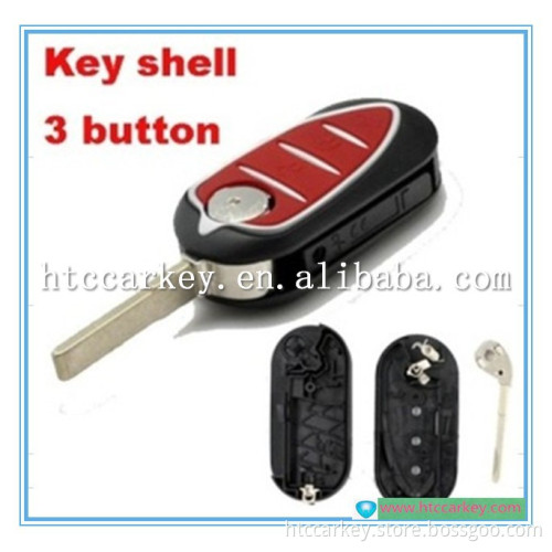 car flip key 3 button for alfa romeo key shell